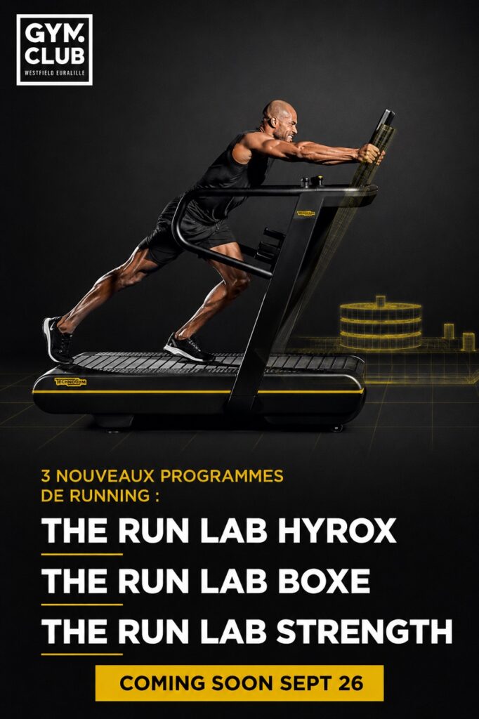 Tapis Skillrun Technogym - The Run Lab au Gym Club Westfield Euralille